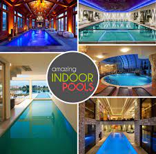 Remember that the decor on the deck space, the tiles, walls and lighting need to be coherent and must feel like a natural extension of the surrounding spaces. 50 Indoor Pool Ideas Swimming In Style Any Time Of Year