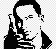 Who is the best white rapper? Sticker Wall Decal Music Rapper Free White Face Monochrome Png Pngwing