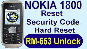 Nokia 1800 Rm 653 Reset Security Code Nokia 1800 Security Code Free Remove With Ufs 3 Youtube