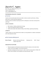 As a teacher it's crucial that you cv proves your abilities to educate pupils and contribute to their long term. Resume Sample For Teachers