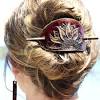 The video introduce the natural black hair extensions and how to use the clip in hair extensions. 1