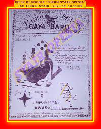 Forum Syair Adstogel Kakek Cangkul