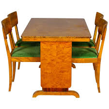The geometric detail on this lounge chair is straight of the roaring 20s. Art Deco Swedish Extendable Dining Table 1930s Biedermeier For Sale At 1stdibs