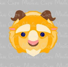 Beast Tsum Tsum Svg Studio Eps And Jpeg Digital Downloads Doodle People Tsum Tsum Disney Beast