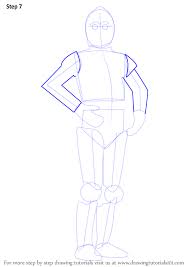C 3po Was A Golden Color Droid He Was Well Aware Of Around 6 Million Means Of Communication He Was Developed By Anakin Star Wars Drawing Stars Learn To Draw