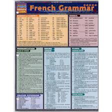 Quickstudy Bar Chart French Grammar
