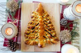 Spinach artichoke dip + flaky puff pastry + festive af design = a christmas masterpiece. Christmas Tree Bread Is A Tasty Holiday Twist King Arthur Baking