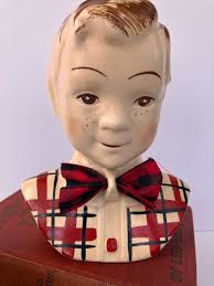 Vintage 1940s Wall Pocket Planters Twins Jean & Sandy Stanford Art Pottery 