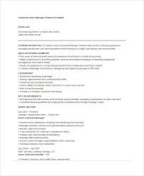 retail store manager resume sample