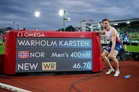Til tross for at det ikke ble verdensrekord på 4000 meter hekk, fikk. Karsten Warholm Breaks Men S 400 Hurdles World Record In Norway