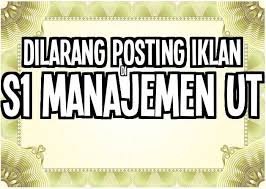 Tap ini dikontrak pada semester 7/8, pokoknya setelah mata kuliah wajib diselesaikan (baca buku katalog ut). S1 Manajemen Ut Public Group Facebook