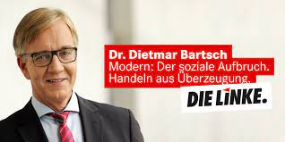 Dietmar gerhard bartsch (born 31 march 1958 in stralsund) is a german politician, former bundesgeschäftsführer (federal whip / general secretary) of the party of democratic socialism. Dr Dietmar Bartsch Mitglied Des Deutschen Bundestages