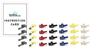 Rain Bird Nozzle Set For Maxi Paw 2045a And Maxi Bird 2045 Pj Impact Rotor Sprinkler Heads With Instruction Card By Irrifix Irrigation Solutions 4