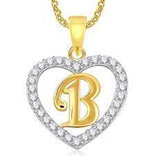 1600x1600 alphabet b wallpaper computer> · download · 1920x1080 letter b wallpaper>. Buy Glamorous Gold Plated Alphabet B Letter Heart Pendant Locket With Chain For Men And Women Boys Girls By Stylish Teens At Amazon In