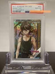 Y1][PSA10] VS2-051 Heero Yui W Perfect Rare Gundam Try Age Japanese | eBay