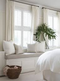 A roman blind is a soft and cosy choice for your bedroom. Combining Plantation Shutters With Drapes Abc Blind And Drapery