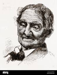 GEORGE BOSS, AGED 86, 1880, USA, America, 19th century engraving Stock  Photo