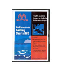 maptech boating charts dvd mediterranean