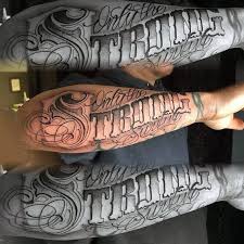 Facebook twitter pinterest tumblr telegram email. 40 Only The Strong Survive Tattoos For Men Motto Design Ideas