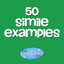 50 Simile Examples For Kids Similes And Metaphors Simile Speech Activities
