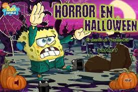 Juegos De Bob Esponja En Halloween Juegos De Bob Esponja Bob Esponja Casa Halloween