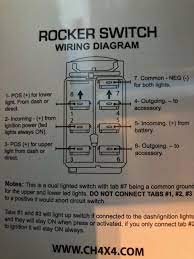 Led rocker switch wiring diagram. Winch Rocker Switch Page 4 Jeep Wrangler Tj Forum