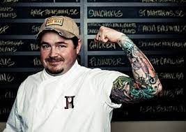 What Does Sean Brock Have Up His Sleeve Hint A New Concept For Charleston Sean Brock Food Tattoos Elvis Presley