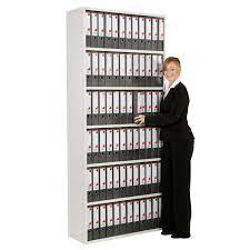 Make sure your office is running at optimum efficiency with one of our incredibly vast range of filing & storage solutions, from lockers, caddys, safes, compactus and bookcases, we have everything you could ever hope for to suit your storage needs! Ikon Lever Arch Box File Office Shelving Unit