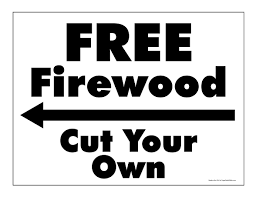 I feel like i always see outdoor signs or online posts for free wooden pallets. Buy Our Free Firewood Corrugated Plastic Sign From Signs World Wide
