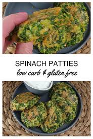 Spinach Patties Low Carb Gluten Free Cookies Carrot Sticks High Protein Vegetarian Recipes Spinach And Cheese Meatless Dinner