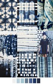 Shibori Pattern Curator Renkler Stil Renk Paletleri