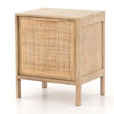 Finished in white, brown and coastal colors, they are woven with a unique undulating. Sydney Woven Cane Nightstands Mango Wood Zin Home