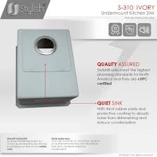 • inc international concepts wild bags. 14 Inch Undermount Single Bowl 18 Gauge Stainless Steel Kitchen Bar Sink By Stylish S 310 Stylish International Inc Bar Sinks Kitchen Fixtures Investinzarzis Tn