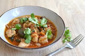 Poulet Au Curry Rouge Thai Au Lait De Coco La Recette