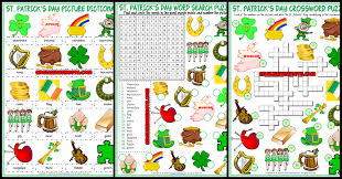 The largest saint patrick's day parade in britain is held here. St Patrick S Day Esl Vocabulary Worksheets