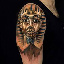 Black egyptian hieroglyphics ankle tattoo #17. 54 Egyptian Tattoos Ideas With Meanings July 2021