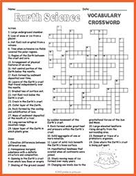 Learn about science and have fun at the same time with this educational activity. Earth Science Vocabulary Crossword Puzzle Worksheet Activity Tpt