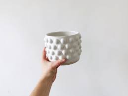 Bumpy Ceramic Planter Ceramics Diy Pottery Ceramic Base