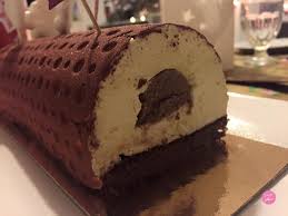 Buche Vanille Insert Chocolat Recette Gateau Mousse Au Chocolat Idee Gateau Chocolat