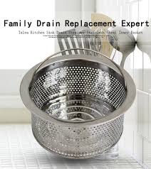 Replacement kitchen sink drain stopper. Big Stainless Steel Kitchen Sink Strainer Waste Plug Drain Stopper Filter Basket Kitchen Dining Bar Patterer Kitchen Tools Gadgets
