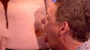 Celebrity Juice video: Watch Matthew Wright lick marmalade from an elderly  man's tummy in bizarre preview clip - Mirror Online