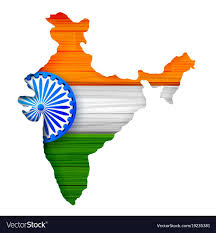 Illustration Of Tricolor Indian Flag Map Background For Republic And Independence Day Of Indi Down Indian Flag Wallpaper Indian Flag Photos Indian Flag Images