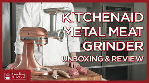 Free shipping on orders over $45. Kitchenaid Metal Food Grinder Meat Grinder Attachment Unboxing Test Youtube