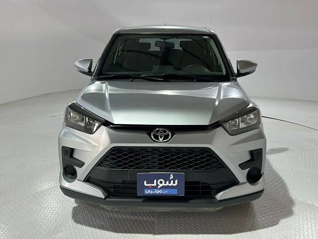 Front view of the 2022 Toyota Raize (A250 Series) crossover now available for inspection, AI generated