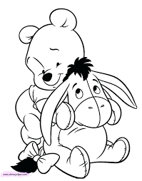 Star coloring pages friendly little star wearing gloves. Cute Baby Cute Eeyore Coloring Pages Novocom Top