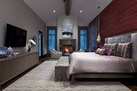 Carve out a space by windows, in a small alcove beside the bed, or at the. Spacious Master Bedroom With Fireplace In Sitting Area Michelle S Interiors