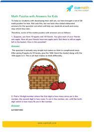 We did not find results for: 30 Math Puzzles For Kids