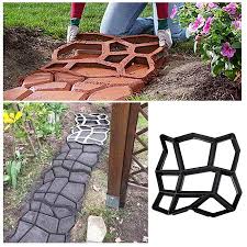 Pouring your own concrete pavers can turn out to be a great solution, especially if you're looking to create a custom design for your patio or garden pathway. Houkiper New Concrete Molds Path Maker Mold Diy Reusable Concrete Paving Mold Cement Brick Mold Stone Garden Floor Road Walmart Canada