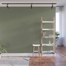 Looking to start the new year with a diy home makeover project? Behr Paint Ecological Green S380 6 Trending Color 2019 Solid Color Wall Mural By Simplysolids Society6