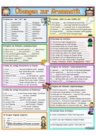 Grammatik Ubung Wiederholung 1 Grammatik Deutsch Grammatik Ubungen Grammatik Ubungen